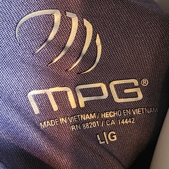 MPG Travel Dress Womens Size L Large Purple Gray Pullover Sleeveless Activewear - Picture 5 of 6